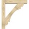 Ekena Millwork Olympic Block Rough Sawn Bracket w/ Offset Brace, Douglas Fir, 6"W x 30"D x 34"H BKT0604X30X34OLY05RDF - alternate 2